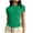 Green, variant on Luxalzxs Spring Tops for Women 2024 Short Sleeve Solid Color Slim Fit Basics Crew Neck Casual Top Y2K Pullover T-Shirt