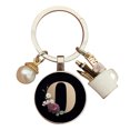 thumbnail image 1 of Llavero con letras A-Z alfabeto perlas creativo para mujeres y hombres, 1 of 9