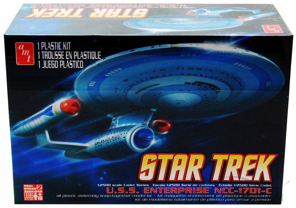 AMT Star Trek USS Enterprise NCC-1701-C 1:2500 Plastic SNAP Model Kit 661 