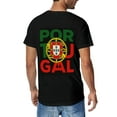 thumbnail image 3 of T-shirt Portugal Flag  Soft Cotton Adult Heat-Transfer Graphic T-Shirt - 180g Breathable Fabric, Unisex Summer Casual Wear with Durable Heat-Printed Design, 3 of 10