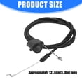 thumbnail image 3 of Replacement Rustproof Engine Stop Cable Wire 1101365MA 1101366MA Suitable For Lawnmower 22 Inch Rear Engine Riding Mower, 3 of 9