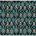 thumbnail image 4 of oneOone Organic Cotton Poplin Twill Fabric Ogee & Paisley Ikat Fabric Prints By Yard 42 Inch Wide, 4 of 4