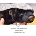 thumbnail image 3 of Peluche FRANKIEZHOU Honey Badger negro de 40 cm para niños, 3 of 8