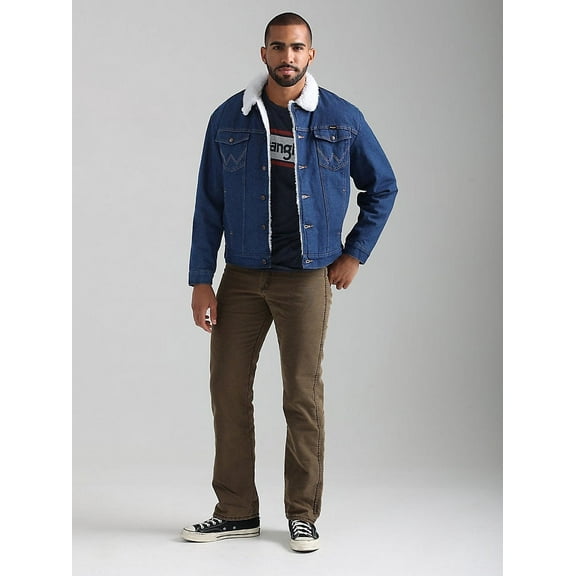 Wrangler Rugged Wear Thermal Jean in Night Brown