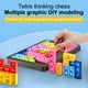 thumbnail image 5 of Muyoka Big Pop Game Fidget Toy, Jumbo Pop Rainbow Chess Board Game Fidget Popper Toys, Giant Push Bubble Fidget Sensory Toys, enorme Jumbo Pop Interactive Stress Relief Game para familiares o amigos, 5 of 7