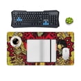 thumbnail image 4 of Five-Finger-Death-Punch-Skull Extended Gaming Mouse Pad No-sliped Large Desk Mat Stitched Edge Keyboard Mat Mousepad, 4 of 8