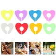 thumbnail image 4 of 2 sets 16 PCS Identificadores de copa de silicona de corazón de corazón decoraciones de copa de vino duraderas, 4 of 4