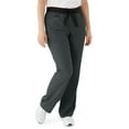 thumbnail image 3 of ave. Coastal Women's Seven Pocket Bootcut Scrub Pant in Charcoal, M Petite, 3 of 6
