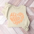 thumbnail image 1 of Meichang Chandails en Molleton pour Femmes, Chandail en Molleton de la Saint-Valentin, Chandail en Molleton Imprimé Amour Doux, Manches Longues, Col Rond, Chandails en Molleton de Vacances en Solde, 1 of 3