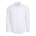 thumbnail image 3 of Chaps Men's & Big Men's Long Sleeve Linen Shirt, Sizes S-3XL, 3 of 8