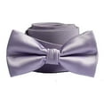 thumbnail image 1 of Mens Matching Adjustable Suspender Bow Tie in Multiple Colors and Sizes Toddler 25 , Lavender, 1 of 2