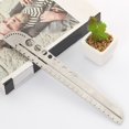 thumbnail image 2 of Misright Stainless Measuring Ruler With Multiple Functions Including Scale Protractor, 2 of 8