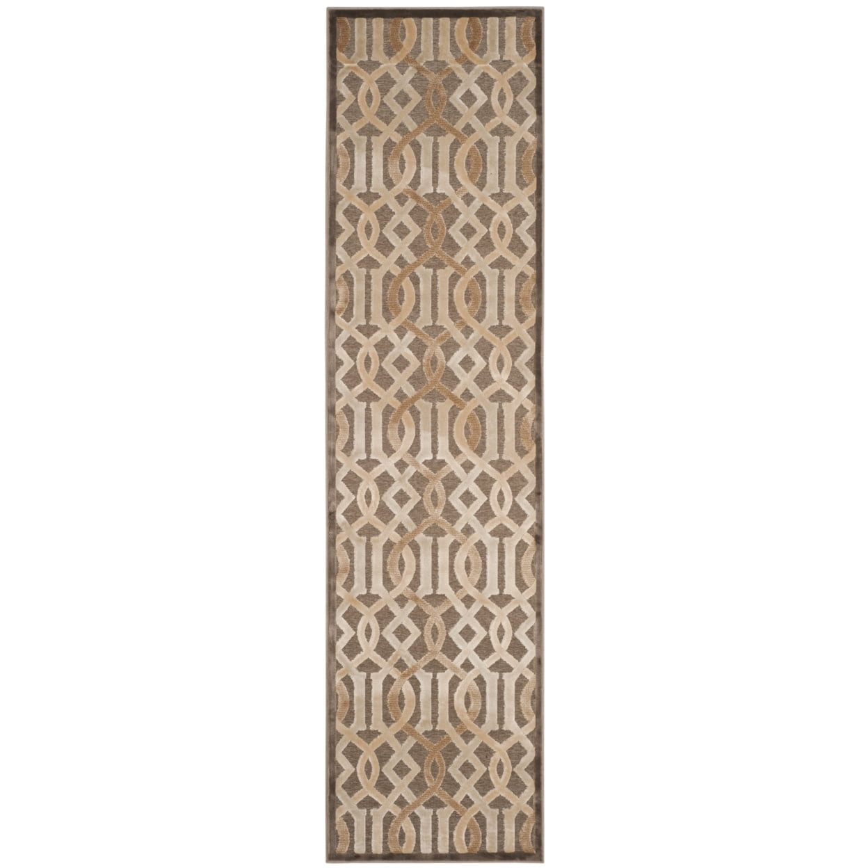 SAFAVIEH Paradise Luana Geometric Swirls Area Rug, Grey, 8' x 11'
