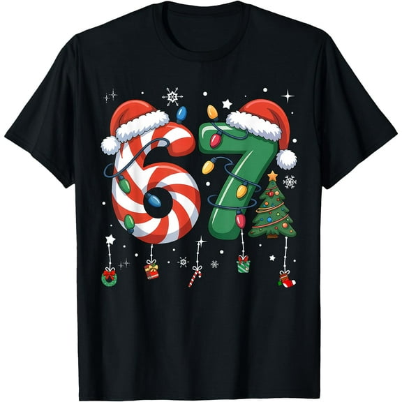 67 Meme Six Seven for Women Men Christmas T-Shirt Shirts