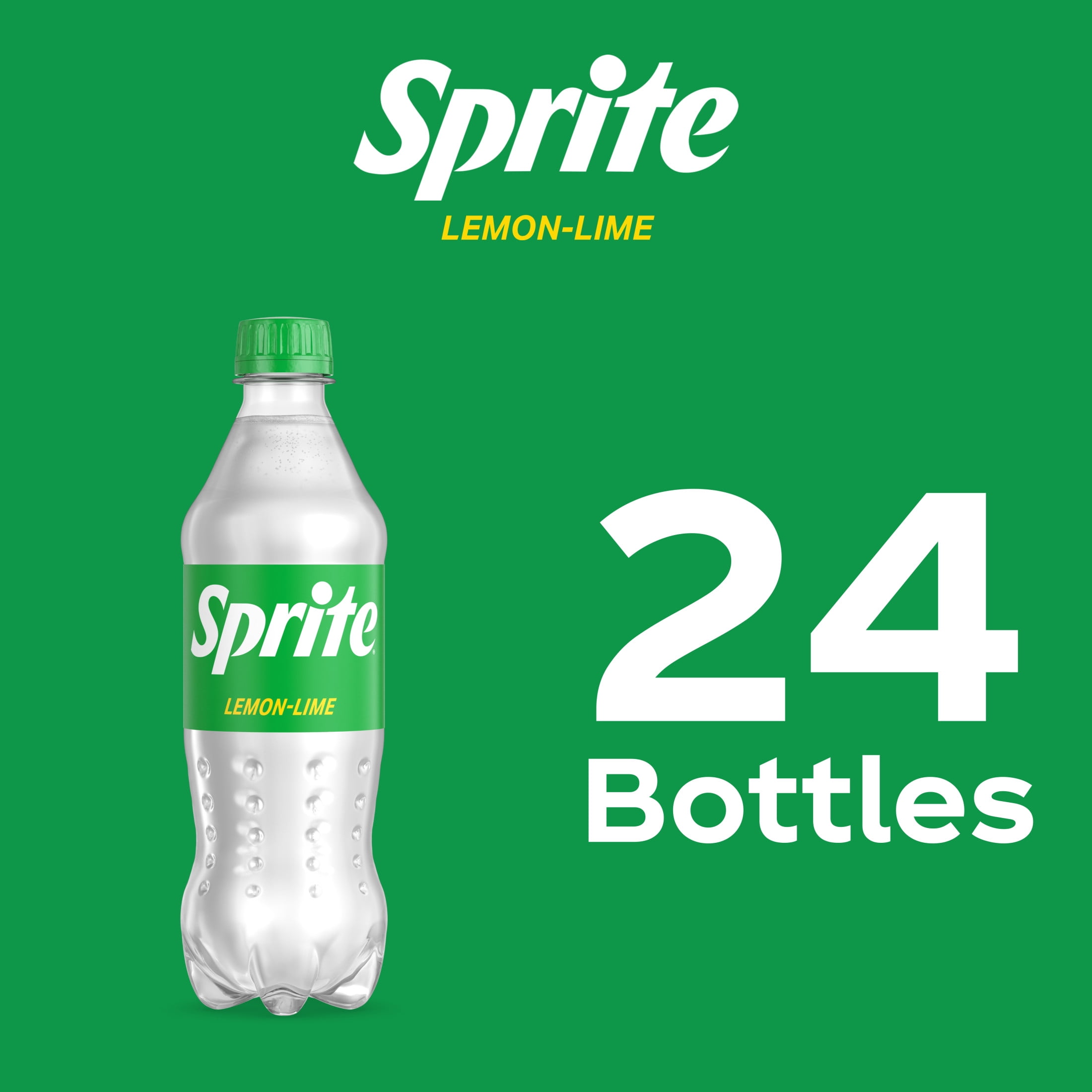 Sprite Lemon Lime Soda Soft Drinks, 16.9 fl oz, 24 Pack