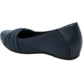 thumbnail image 4 of Baretraps Womens Mitsy Faux Leather Twist Front Ballet Flats, 4 of 5