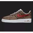 thumbnail image 1 of Air Force 1 Custom Shoes 'Brown & Red Swoosh Cartoon' Art Mens Womens Kids Size, 1 of 6
