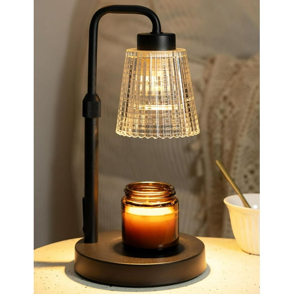 XYXZEN Candle Warmer Lamp with Timer Dimmable, Gifts for Women Mom, House Warming Gifts New Home Decor, Wax Melt Warmer for Jar Candles with 2 Bulbs