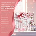 thumbnail image 3 of Beautifier Life Cherry Blossom Scented Bath & Body 7 Piece Spa Gift Set, 3 of 11