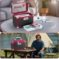thumbnail image 2 of LOCKCURX Medicine Lock Box - Medicine Safe Lock Box,Medicine Lock Box with Code,Medicine Lock Box for Safe Medication Storage -10 x 6 x 6.7 Inch(Small) - Black Red, 2 of 7