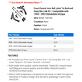 thumbnail image 2 of Front Control Arm Ball Joint Tie Rod and Sway Bar Link Kit - Compatible with 1998 - 2002 Oldsmobile Intrigue 1999 2000 2001, 2 of 2