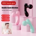 thumbnail image 4 of Mini Dual Head Vibrating Massager, Portable Rechargeable Handheld Muscle Relaxation Device for Full Body, 4 of 7