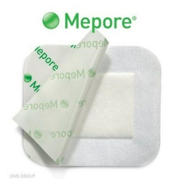 Molnycke Mepore Self-Adhesive Absorbent Island Dressing ''3.6 x 6 Inch, 50 Count, Sterile''