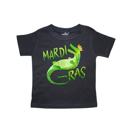 

Inktastic Mardi Gras Alligator in Crown Gift Toddler Boy or Toddler Girl T-Shirt