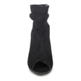 thumbnail image 4 of Botines Dama Mujer Abiertos Ozono Tipo Gamuza Negros negro 25 Capa De Ozono 020DJ6, 4 of 4