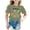 Light Green, variant on Ytxxxx Kids Back To School Graphic Short Sleeve Round Neck Tee Black 3-4 Years