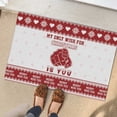thumbnail image 5 of Romantic Christmas Rubber Doormat My Only Wish For Xmas Is You LT05, 5 of 5