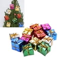 thumbnail image 1 of Colgante de Caja colorida de 12 Uds para decoración de ámboles de NaviDad y Fiestas de NaviDad, Material de Espuma, 2,5 x 2,5 x 2 cm, Seguro y Elegante, 1 of 7