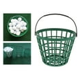 thumbnail image 1 of Panier de Range, Balles de Golf Balles de Tennis, Seau de Transport d'Œufs avec Poignée de Transport pour Extérieur Intérieur, Contient 50 Balles, 1 of 8