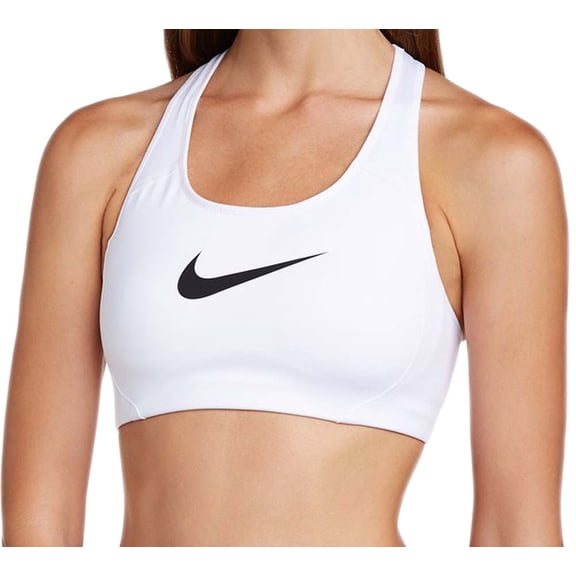 Nike Womens Shape 2.0 High Impact Compression Sports Bra White