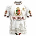 thumbnail image 2 of Mens Soccer Shirt France Raglan Tops Short Sleeve Graphic Crewneck T Shirt for Sportswear Top National Team Fan Casual Tops TeeL, 2 of 3