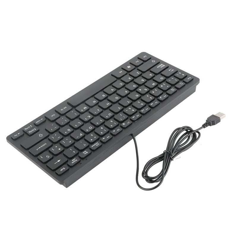 Spanish Keyboard, Wired Business Keyboard, Mini Portable Spanish