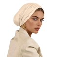 thumbnail image 2 of Fashion Women Inner Non-Slip Hijab Tube Instant Turban Plain Cotton Scarf Head Wrap Lightweight Hat Solid Color Elastic Bonnet Inner Cap, 2 of 4