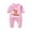 B-Pink, variant on Zwiiyzr Newborn Baby Clothes Kids Girls Boys Long Sleeve Valentine's Day Heart Print T-Shirt Romper Newborn First Outfit One Piece Clothes Gray