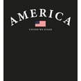 thumbnail image 2 of Americana American Flag Black Adult Crew Neck Long Sleeve Tee-XXL, 2 of 3