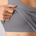 thumbnail image 5 of Hanes CoolDRI Women's Crop Tank with Built-in Shelf Bra, 3-Pack Teal/Graphite/Peri Blue 2XL, 5 of 9