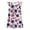 Z1 Multicolour, variant on Trendfront GirlsDress Crew Neck Sleeveless Red White Blue Stripe Pattern Flutter Sleeve Soft Cotton Nightgown
