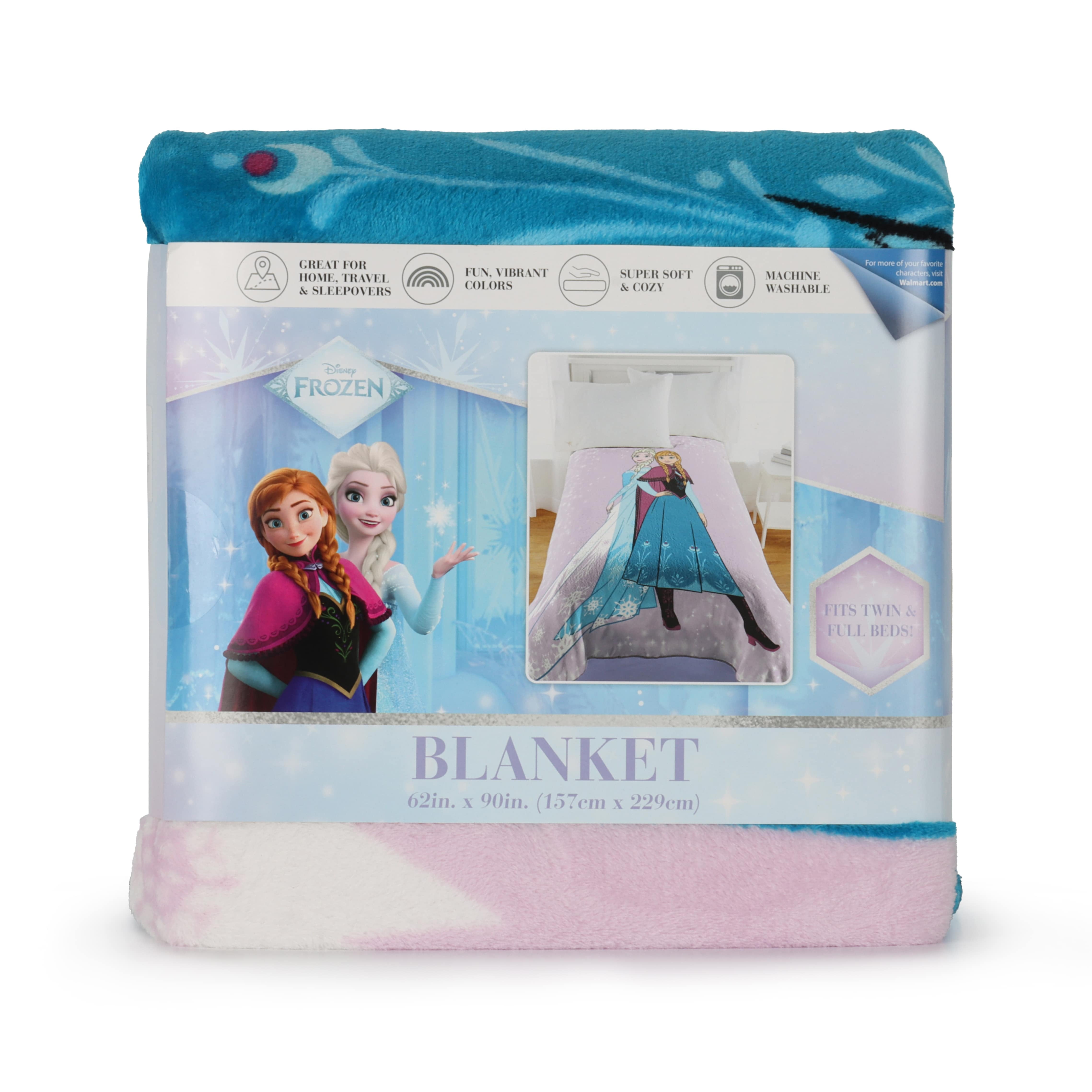 Frozen Winter Frost Adventures, Kids, Silk Touch Blanket, Disney, Purple, "62 x 90"