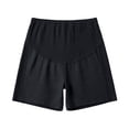 thumbnail image 4 of MEZZALL Women Maternity Shorts Solid Color For Summer Casual Loose Fit Breathable Wear Comfortable Pregnancy Pants For Outdoor Walking Vacation Pregnant Shorts, 4 of 4
