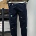thumbnail image 4 of Pantalones cortos lisos para hombre, pantalones deportivos de otoño e invierno, pantalones deportivos de algodón para hombre, ropa popular coreana holgada Y2k, 4 of 4