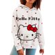 thumbnail image 1 of Sudadera con capucha con estampado de dibujos animados de Hello Kitty de Sanrio, moda Y2K, nueva sudadera informal de gran tamaño estilo Harajuku para mujer, top de primavera Kawaii para mujer, 1 of 1