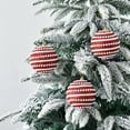 thumbnail image 3 of Yuedong Christmas Tree Ornament Ball Pendant Ornaments Hanging Holiday DIY Home White/Champagne/Pink/Red/Blue Party 8cm Baubles, 3 of 11