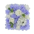 thumbnail image 1 of Panel de flores artificiales para decoración de rosas, fondo para boda, día de San Valentín Púrpura, 1 of 9