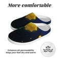 thumbnail image 6 of Fotbe Solar System Pattern Women's Fuzzy Curly Fur Memory Foam Loafer Slippers Indoor Outdoor Slippers Winter Home Shoes-42/43, 6 of 7
