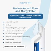 Mypurmist Free Cordless Steam & Sinus Inhaler Essential Kit