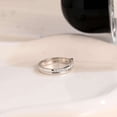 thumbnail image 3 of vylahjewellery 925 Sterling Sliver Curved Round Cut Diamond Wedding Band for Women Stackable Anniversary Promise Ring Elegant Minimalist Bridal Jewelry, 3 of 11